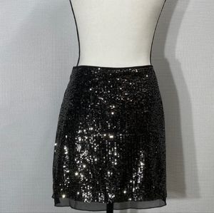 Jennifer Lopez Black Sequin Skirt - New with tags, Size: 8